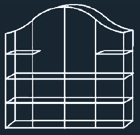 Luxus Sammler Vitrine Crystal, glanz-vernickelt, 50 x 53 x 12 cm Luxus Sammler Vitrine Crystal, glanz-vernickelt, 50 x 53 x 12 cm